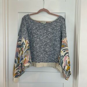 Anthropologie cropped sweatshirt LIKE NEW